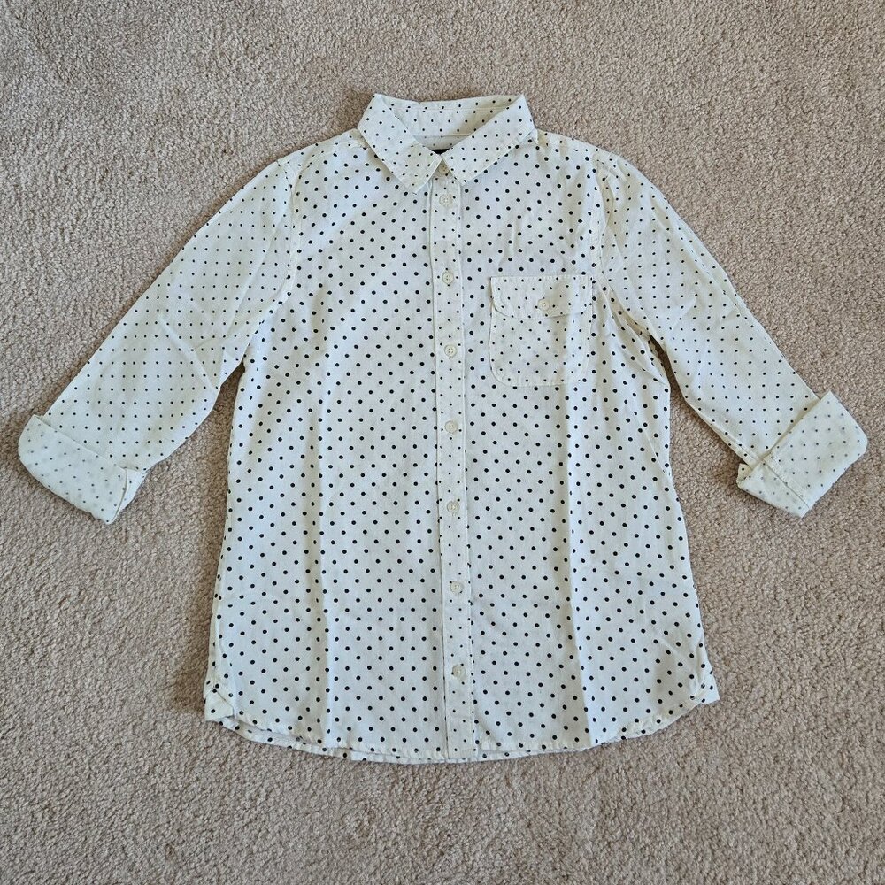 NWOT BDG/ Urban Outfitters cotton polka dot button up